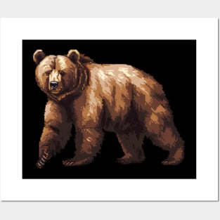 Pixel Bear Posters and Art